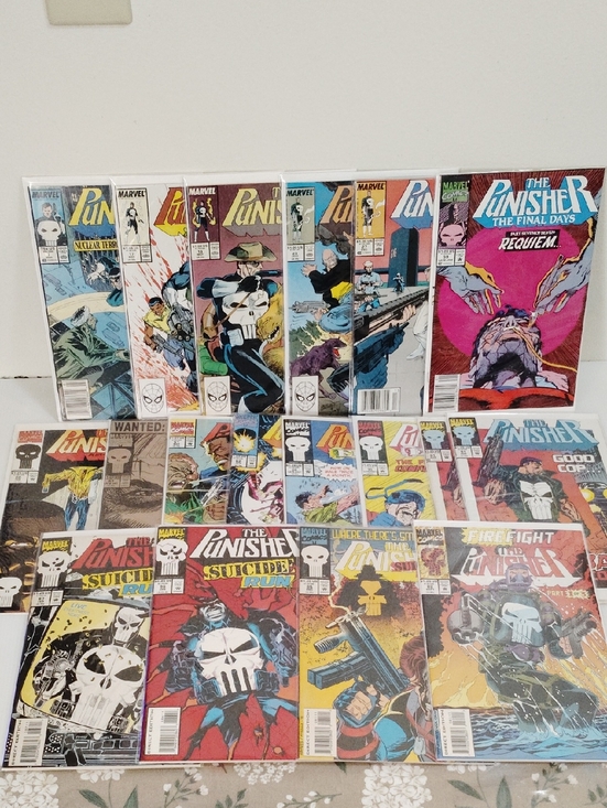 Marvel Other - 18 Punisher Comics, Issues #7,17,19,23,27,57,59-62,66,70,81,22,85,86, 87